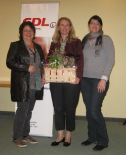 Doris Enders, Mechthild Löhr und Lisa Meier